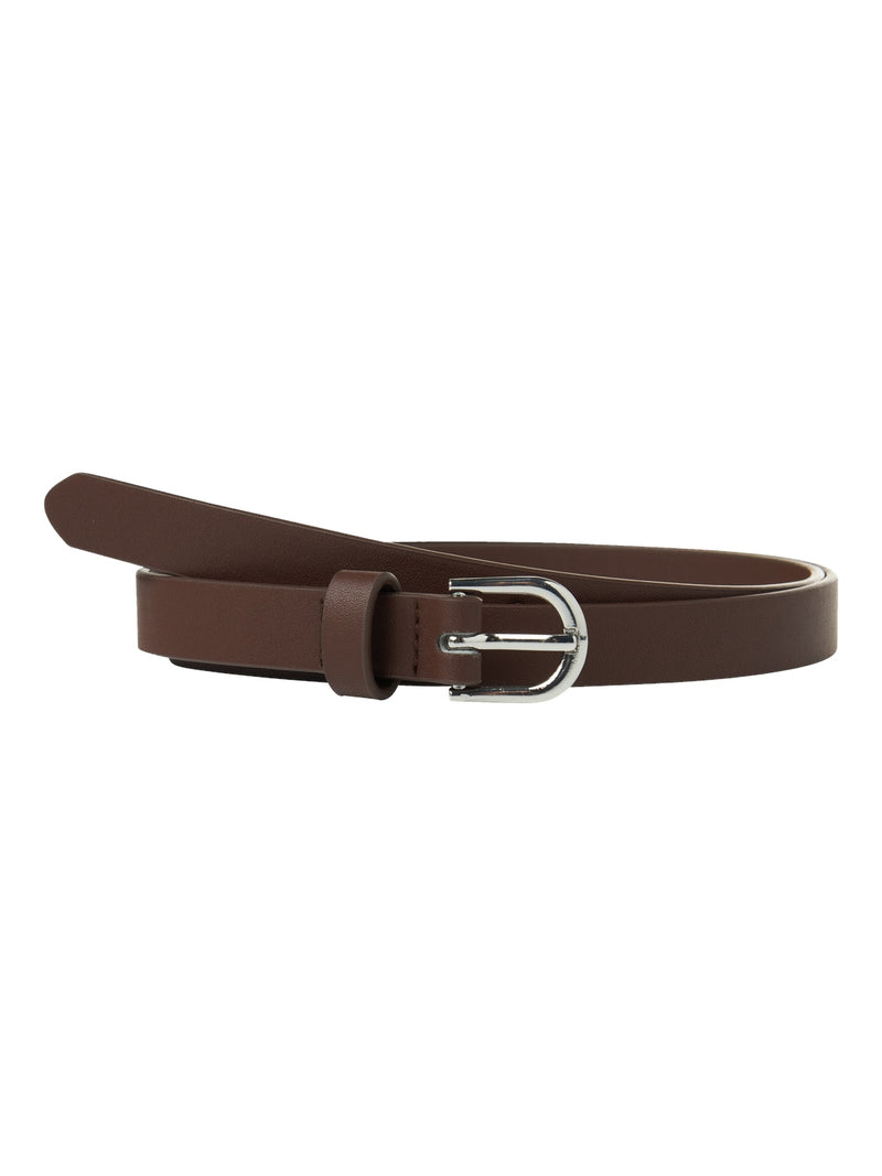 NLFLOUI THIN BELT - Black Coffee