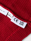 NMNRINJAHA KNIT HAT - Red Dahlia SOLID NO LUREX