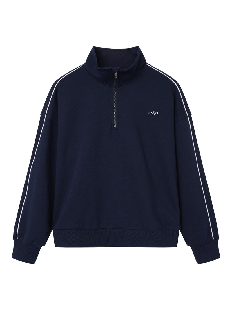 NLFNYA LS BRU SHORT HALF ZIP SWEAT