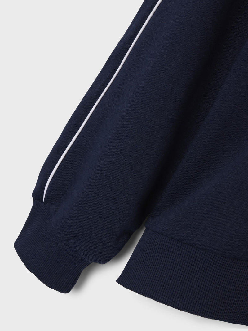 NLFNYA LS BRU SHORT HALF ZIP SWEAT