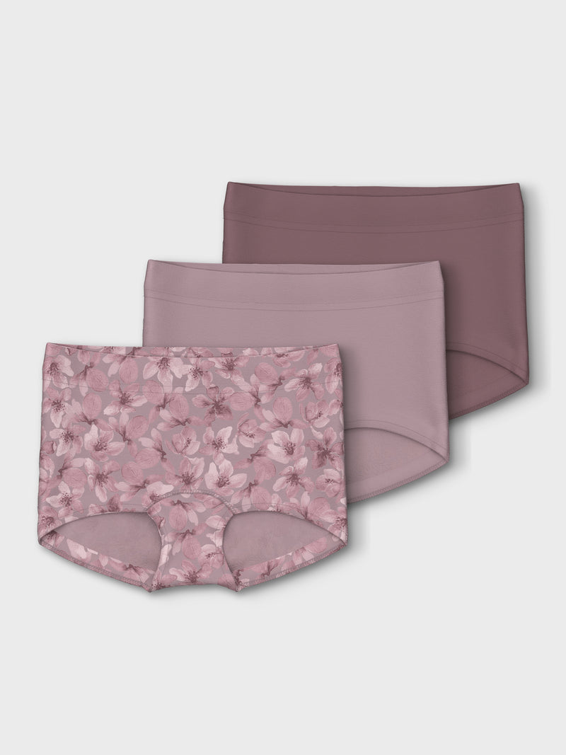 NMFTIGHTS 3P MAUVE FLOWER NOOS