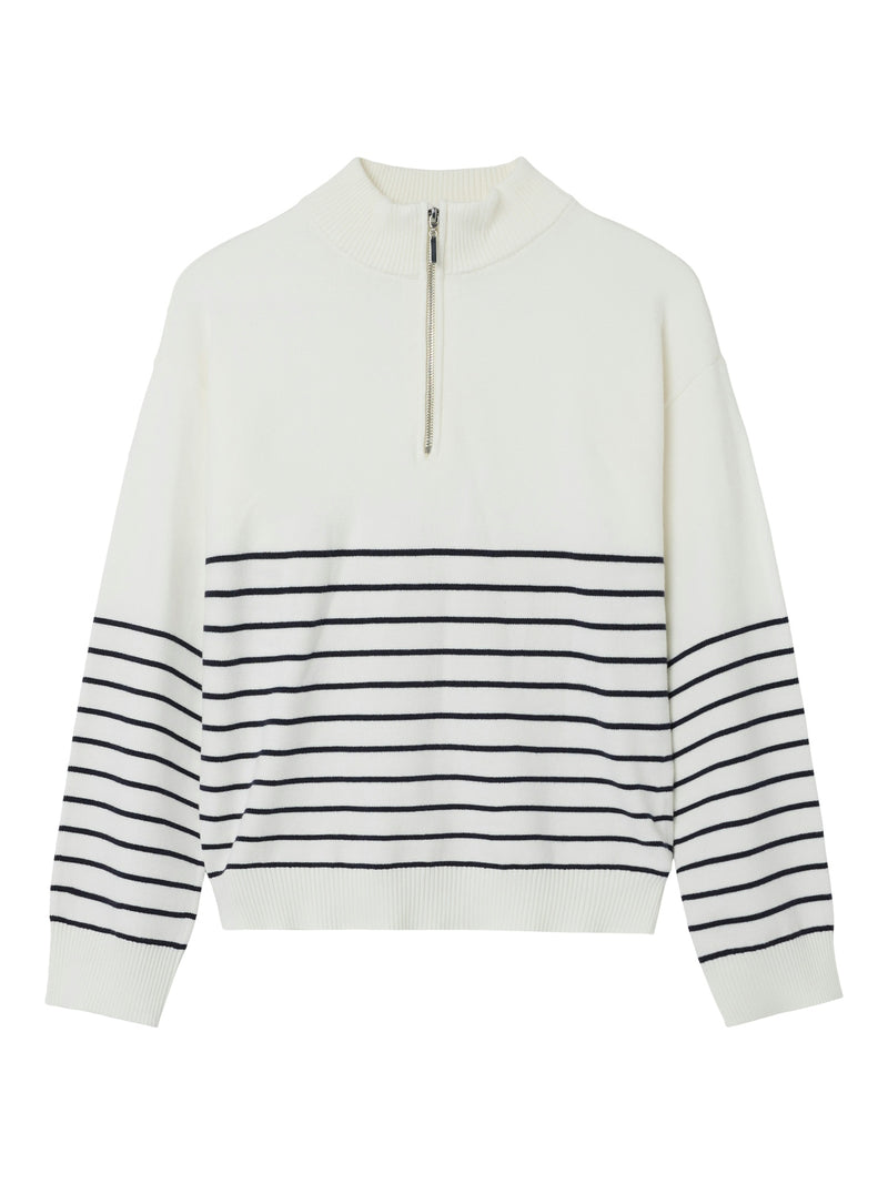 NLFKACY LS HALF ZIP KNIT