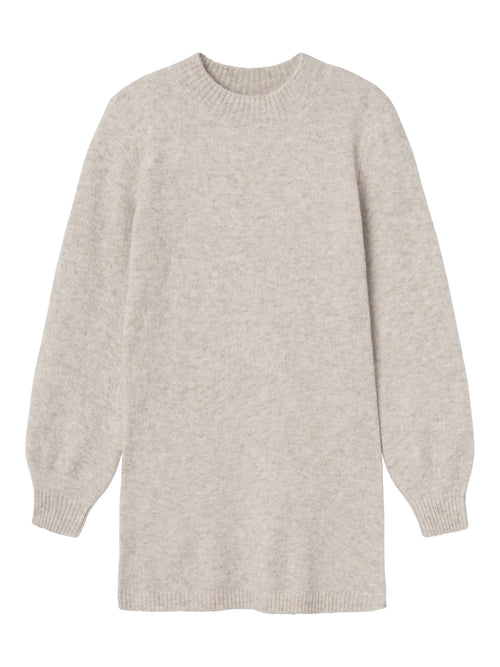 NLFLODET LS SHORT KNIT DRESS