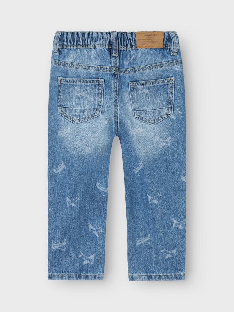 NMMSILAS TAPERED AOP JEANS 2240-BE S