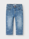 NMMSILAS TAPERED AOP JEANS 2240-BE S