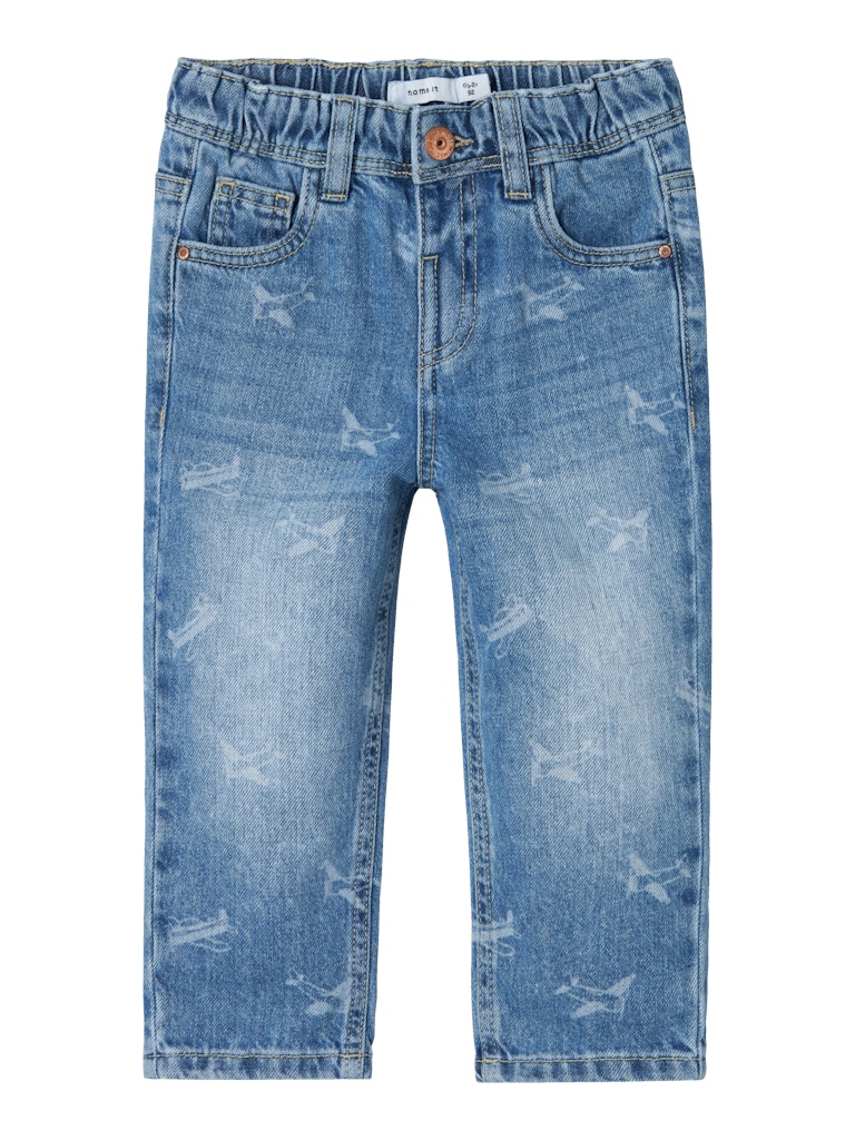 NMMSILAS TAPERED AOP JEANS 2240-BE S