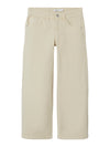 NKFROSE WIDE TWI PANT 1115-TP NOOS - turtledove