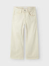 NKFROSE WIDE TWI PANT 1115-TP NOOS - turtledove