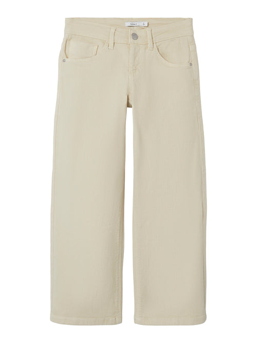 NKFROSE WIDE TWI PANT 1115-TP NOOS - turtledove