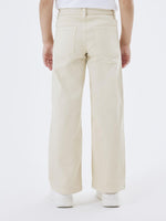 NKFROSE WIDE TWI PANT 1115-TP NOOS - turtledove