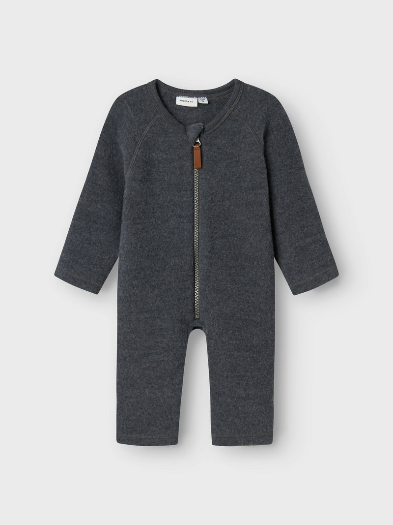 NBMWMINO WOOL BRU LS SUIT NOOS - ombre blue