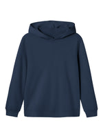 NLNNIZU LS BRU SWEAT W. HOOD NOOS - navy blazer