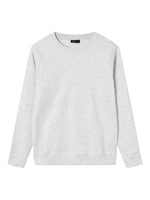 NLNNIZU LS BRU O-NECK SWEAT NOOS - light grey melange