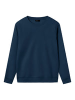 NLNNIZU LS BRU O-NECK SWEAT NOOS - navy blazer