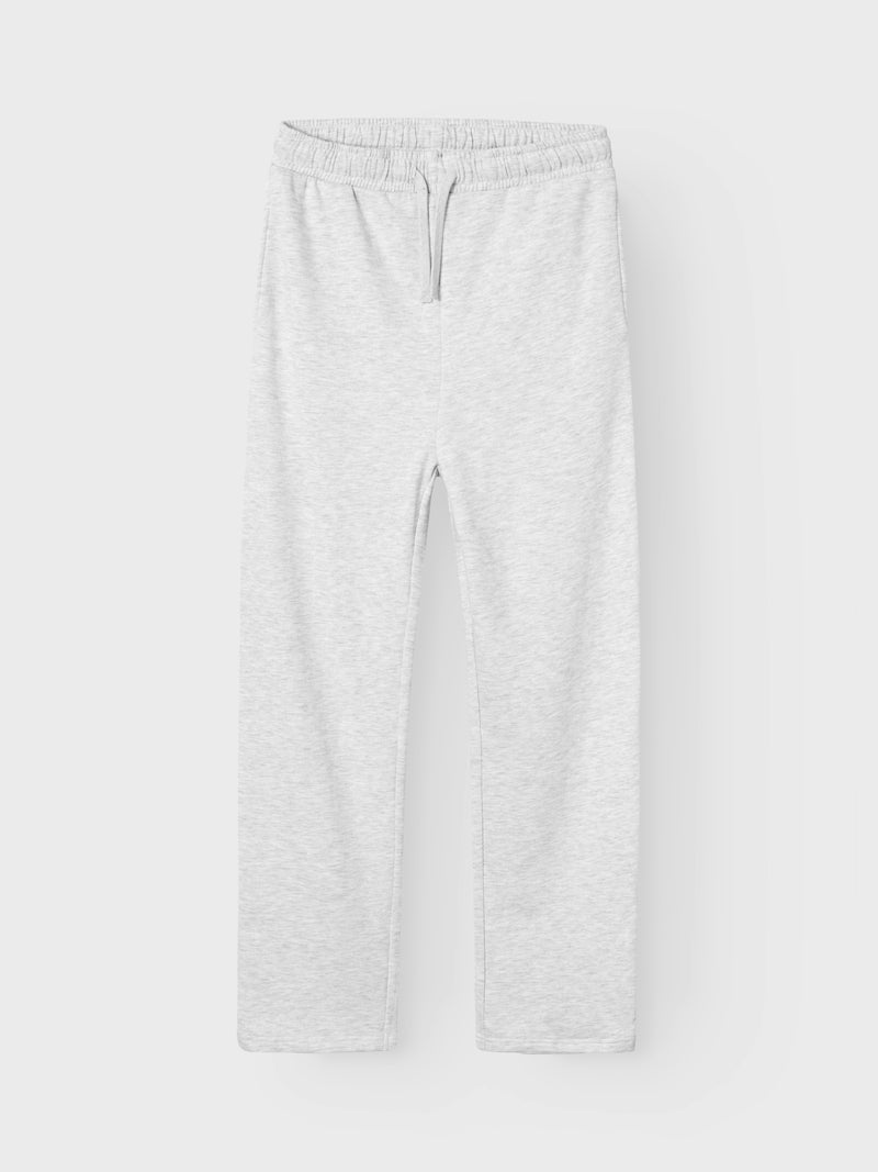 NLNNIZU BRU STRAIGHT SWEAT PANT NOOS - light grey melange