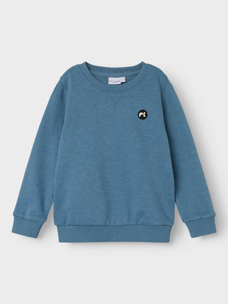 NMMVIMO LS SWEAT BRU NOOS - coronet blue