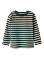 NMMSALMO NREG LS TOP NOOS -Pure Cashmere Y/D STRIPE