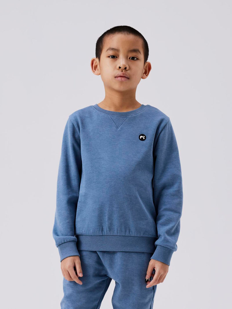 NKMVIMO LS SWEAT BRU NOOS - coronet blue