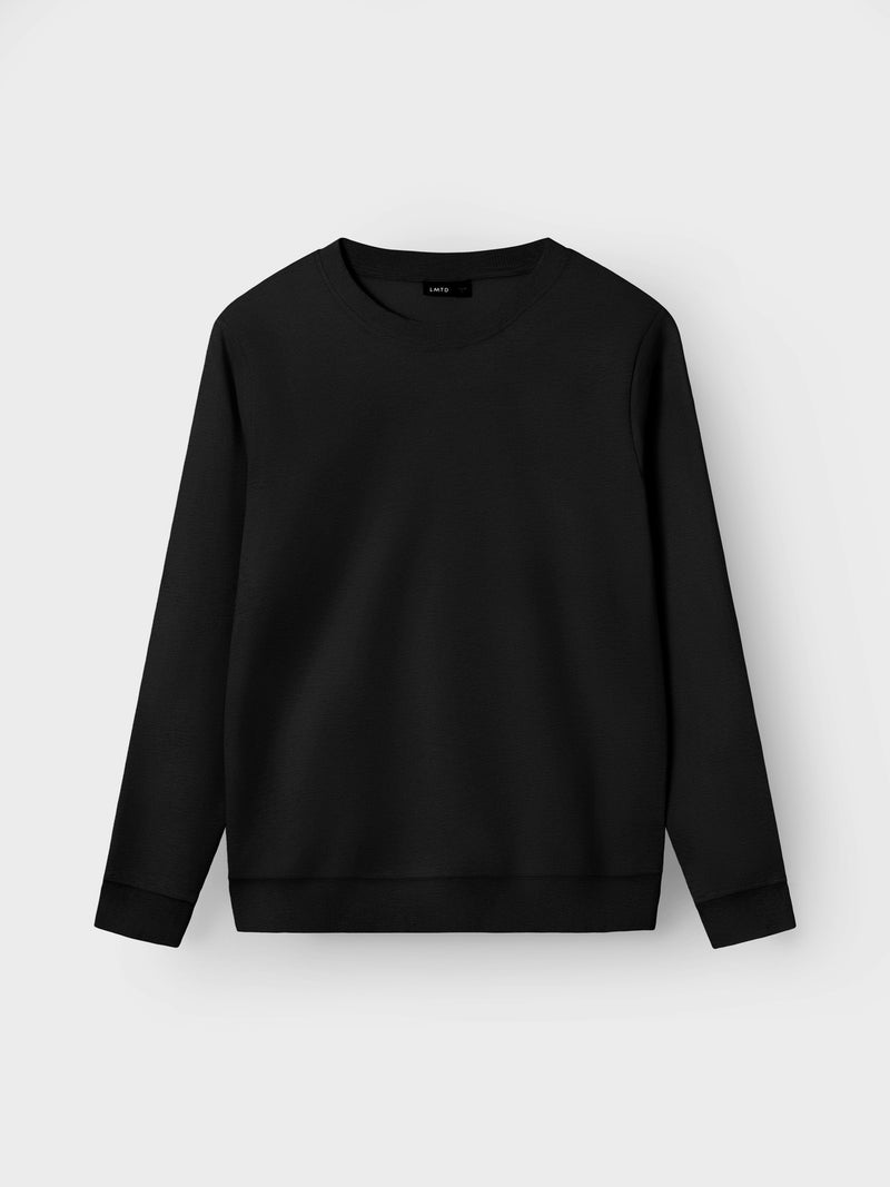 NLNNIZU LS BRU O-NECK SWEAT NOOS - black