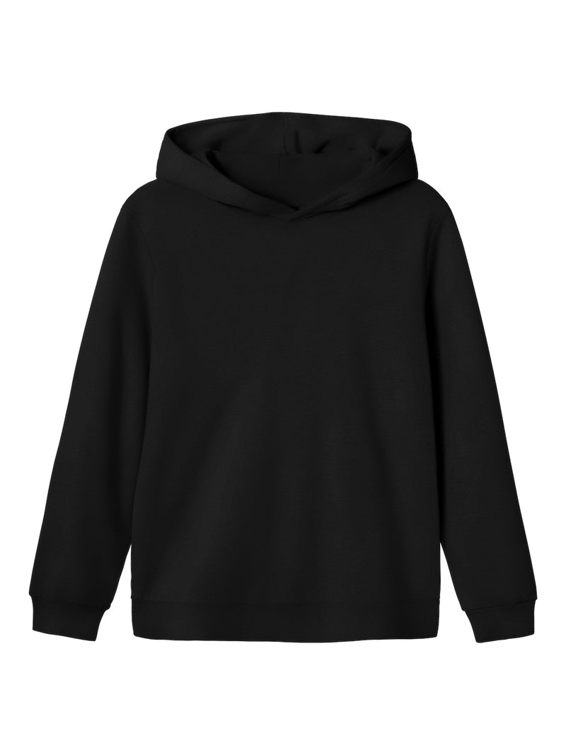 NLNNIZU LS BRU SWEAT W. HOOD NOOS - black