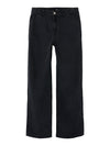 NLMTOIZZA DNM LOOSE PANT NOOS - black denim