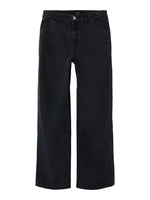 NLMTOIZZA DNM LOOSE PANT NOOS - black denim