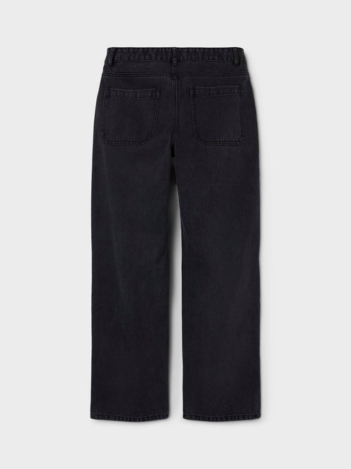 NLMTOIZZA DNM LOOSE PANT NOOS - black denim