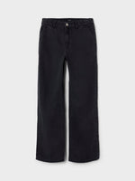 NLMTOIZZA DNM LOOSE PANT NOOS - black denim