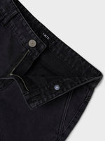 NLMTOIZZA DNM LOOSE PANT NOOS - black denim