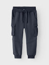 NMNOLI SWEAT PANT UNB NOOS - dark sapphire