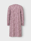 NKFNIGHTGOWN LS MAUVE FLOWER NOOS