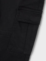 NKMRYAN ST TWI CARGO PANT - BLACK