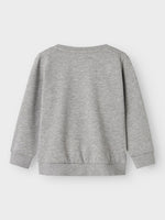 NMMVIMO LS SWEAT BRU NOOS - grey melange