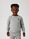 NMMVIMO LS SWEAT BRU NOOS - grey melange