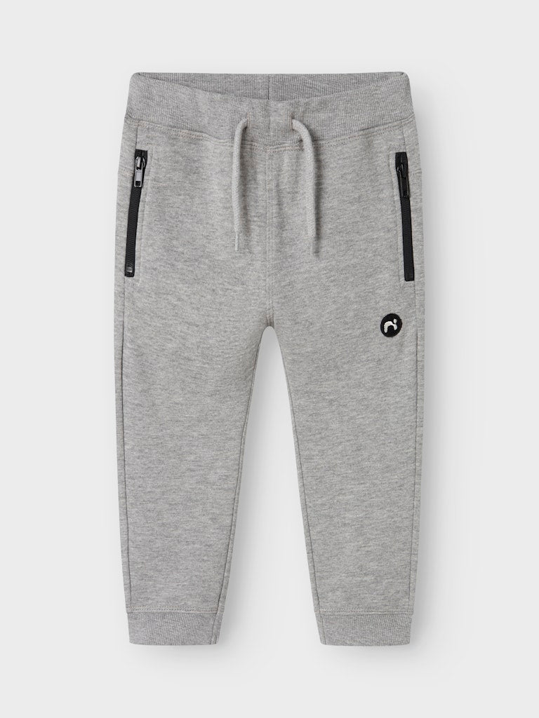 NMMVIMO SWE PANT BRU NOOS - Grey Melange