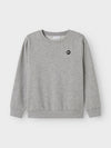 NKMVIMO LS SWEAT BRU NOOS - grey melange