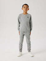 NKMVIMO LS SWEAT BRU NOOS - grey melange