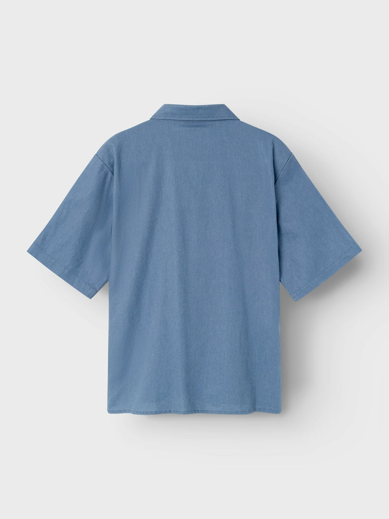 NLNHILLL SS LINEN SHIRT