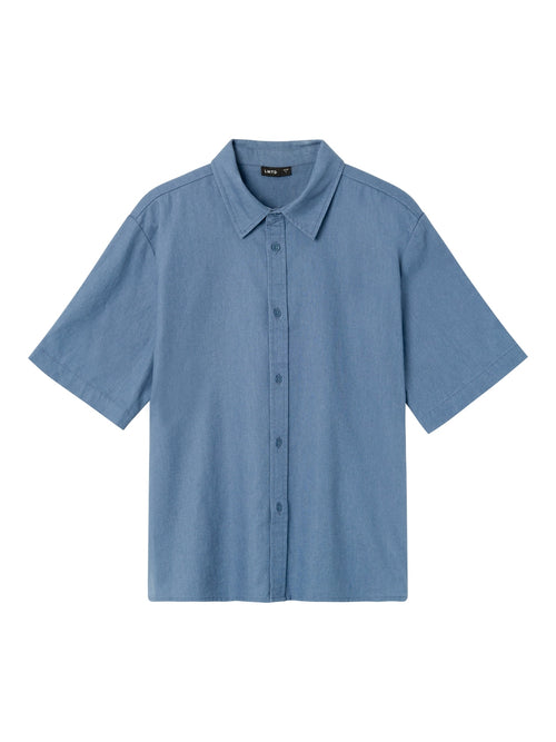 NLNHILLL SS LINEN SHIRT