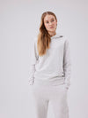 NLNNIZU LS BRU SWEAT W. HOOD NOOS - light grey melange