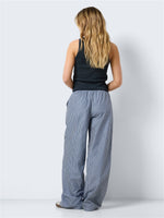 NMPHILO HW STRING WIDE LEG PANTS FWD WVN