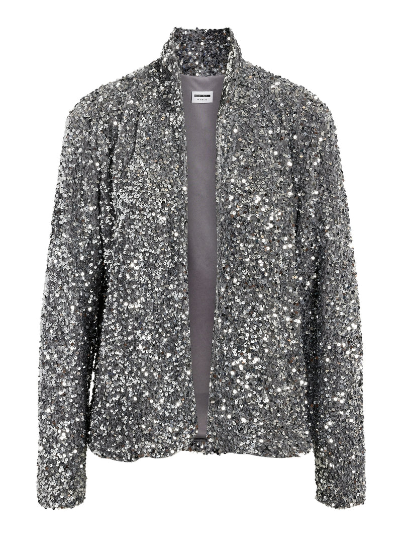 NMMIA L/S SEQUIN BLAZER