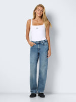 NMLEXIE NW BOYFRIEND JEANS AZ408LB S* - light blue denim