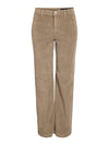 NMCORD YOLANDA NW WIDE LEG CORDUROY - Silver Mink