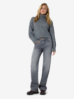 NMYOLANDA NW WIDE JEANS AZ371DG FWD NOOS - dark grey denim