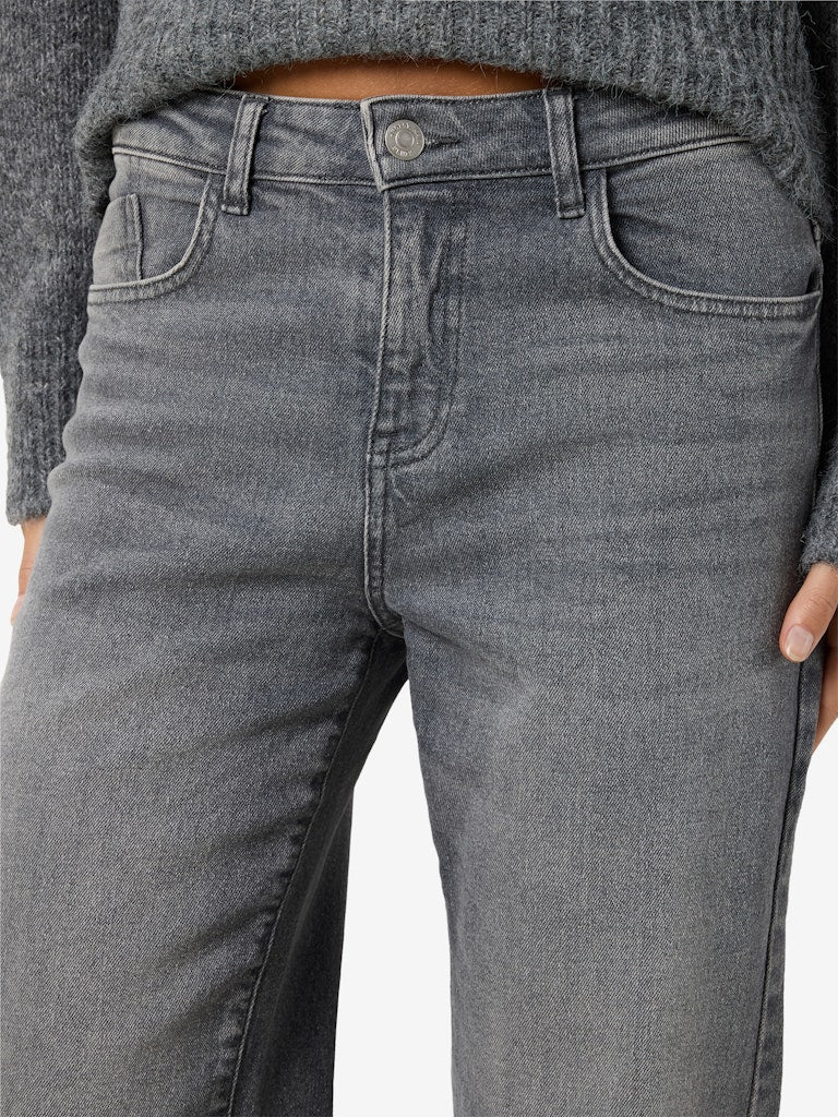 NMYOLANDA NW WIDE JEANS AZ371DG FWD NOOS - dark grey denim