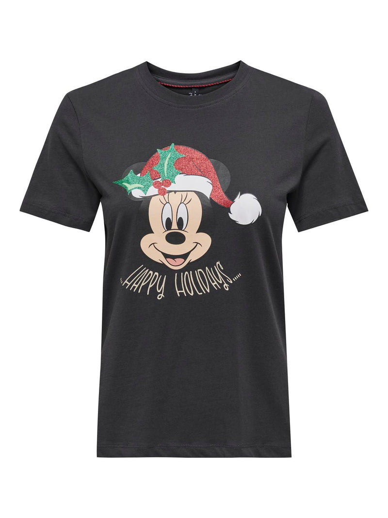 ONLMICKEY LIFE REG S/S TOP BOX XMAS JRS