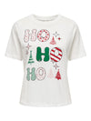 ONLROSIE LIFE S/S TOP BOX XMAS JRS