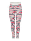 ONLXMAS PRESENT PANT KNT - Cloud Dancer