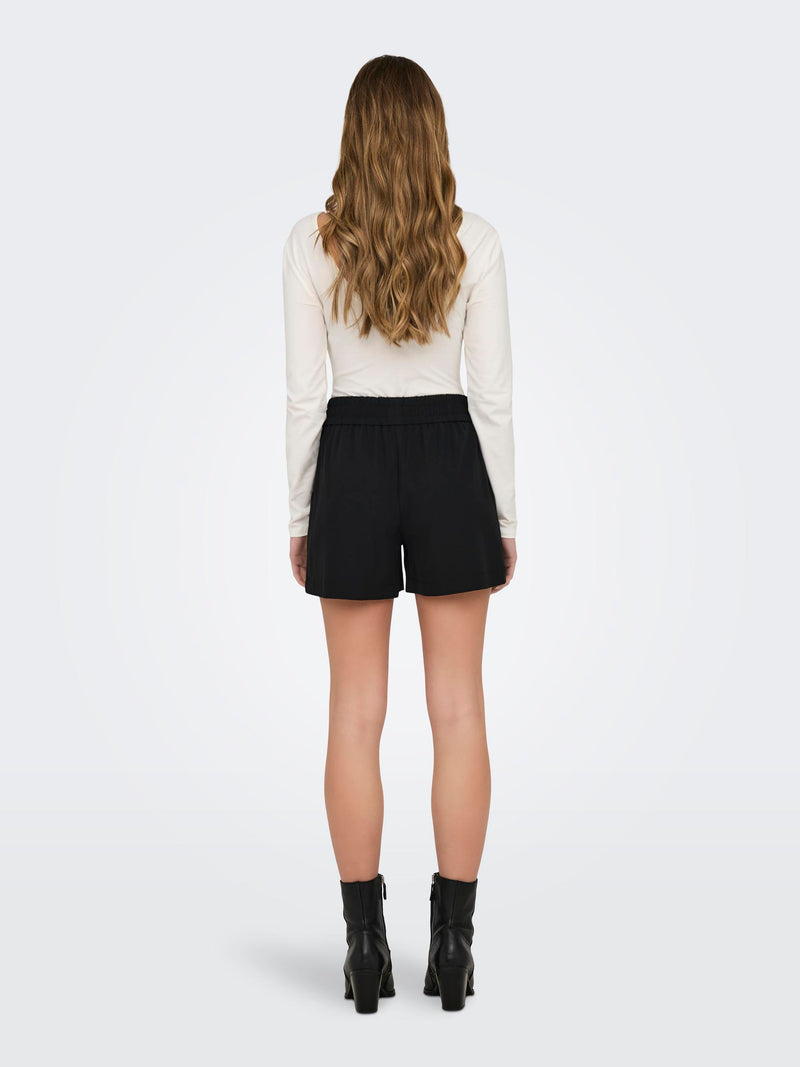ONLLUCY-LAURA MW WIDE PIN SHORTS TLR